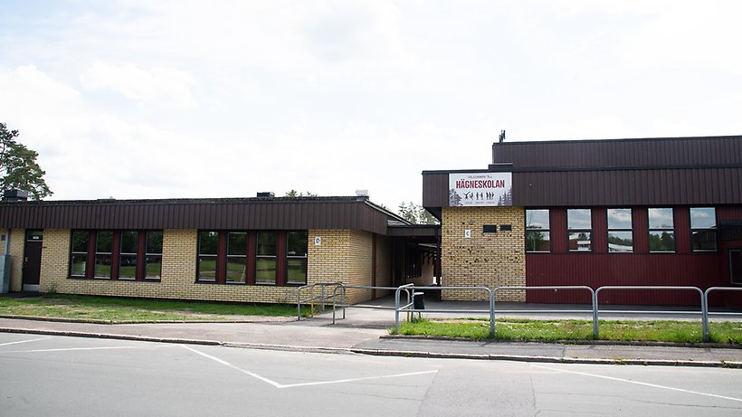 Hägneskolan i Sävsjö, exteriör bild